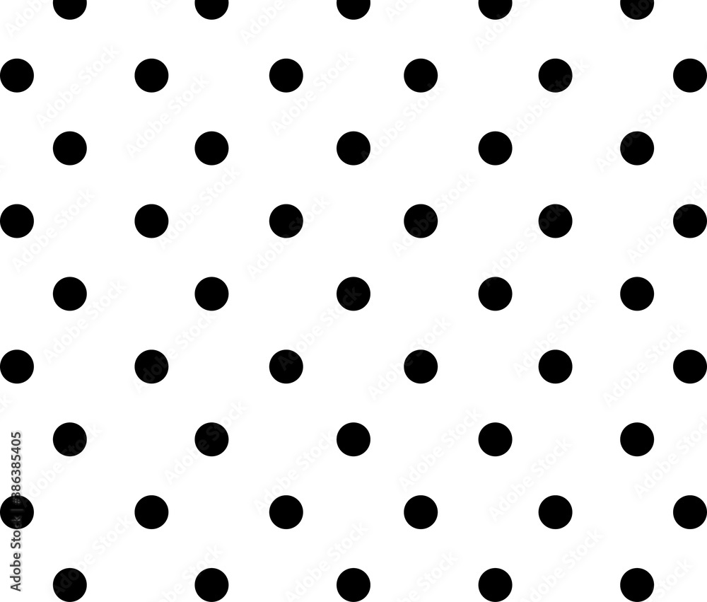 black and white polka dot pattern background vector black and white polka dot pattern background vector