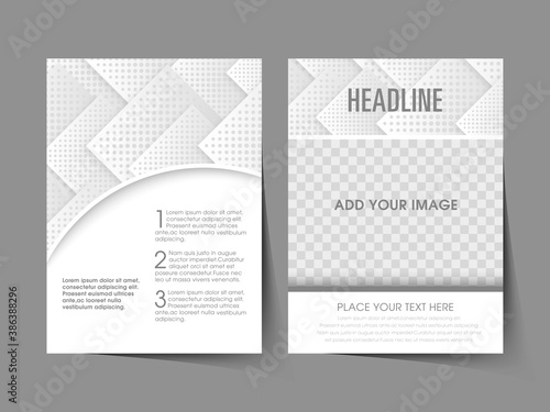 Business brochure flyer design a4 size template. 