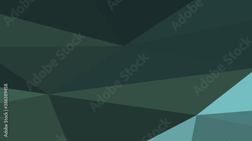 Cadet blue abstract background. Geometric vector illustration. Colorful 3D wallpaper.