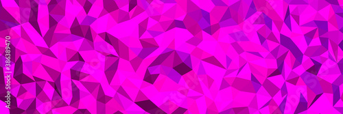 Fuchsia abstract background. Geometric vector illustration. Colorful 3D wallpaper.