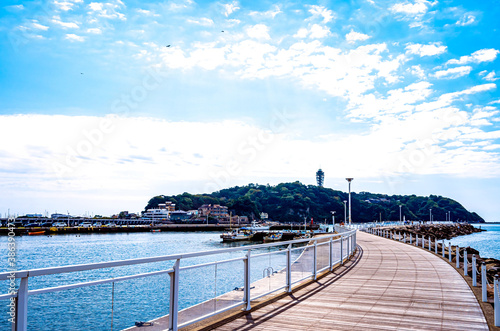 【神奈川県 江ノ島】湘南の海風景