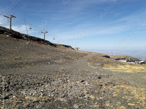 chairlift in sierra nevada