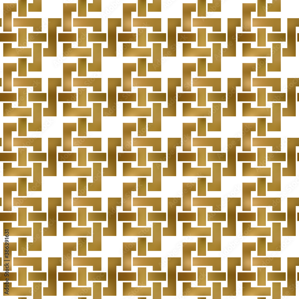 Abstract repeatable background of golden twisted strips. Swatch of gold plexus of bands. Modern seamless pattern. Abstract repeatable background of golden twisted strips. Swatch of gold plexus of bands. Modern seamless pattern.