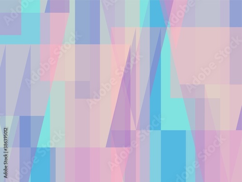 Beautiful of Colorful Art Pink, Blue and Purple, Abstract Modern Shape. Image for Background or Wallpaper