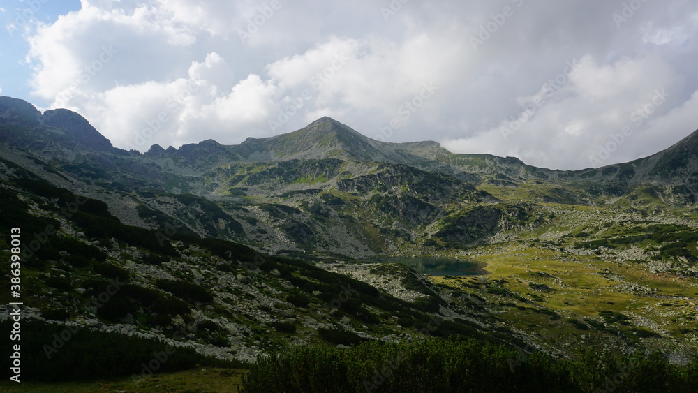 Naklejka premium mountain landscape