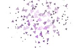 Light Purple vector pattern in polygonal style.