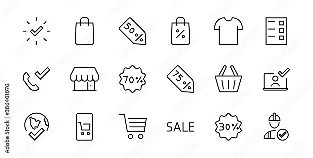Black Friday Icon Set contains Discounts Promotions Shopping Package, Shopping Cart and more. Editable stroke, vector icons Black Friday Icon Set contains Discounts Promotions Shopping Package, Shopping Cart and more. Editable stroke, vector icons