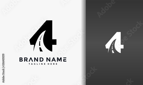 number four street logo