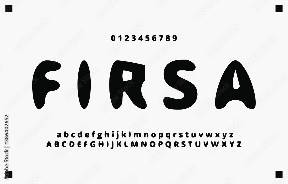 Text Lettering Monocrome Abstract alphabet letters font and number. Classic Lettering Monochrome ...