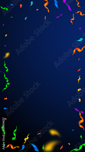 Streamers and confetti. Colorful streamers tinsel 