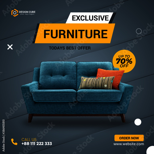 Furniture Social Media post Templates