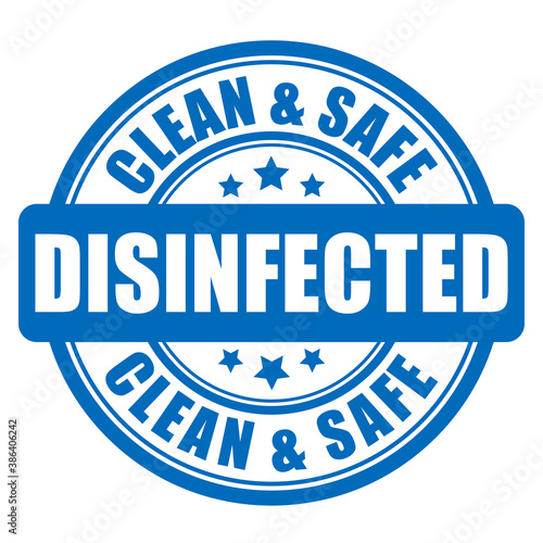 Disinfected vector label