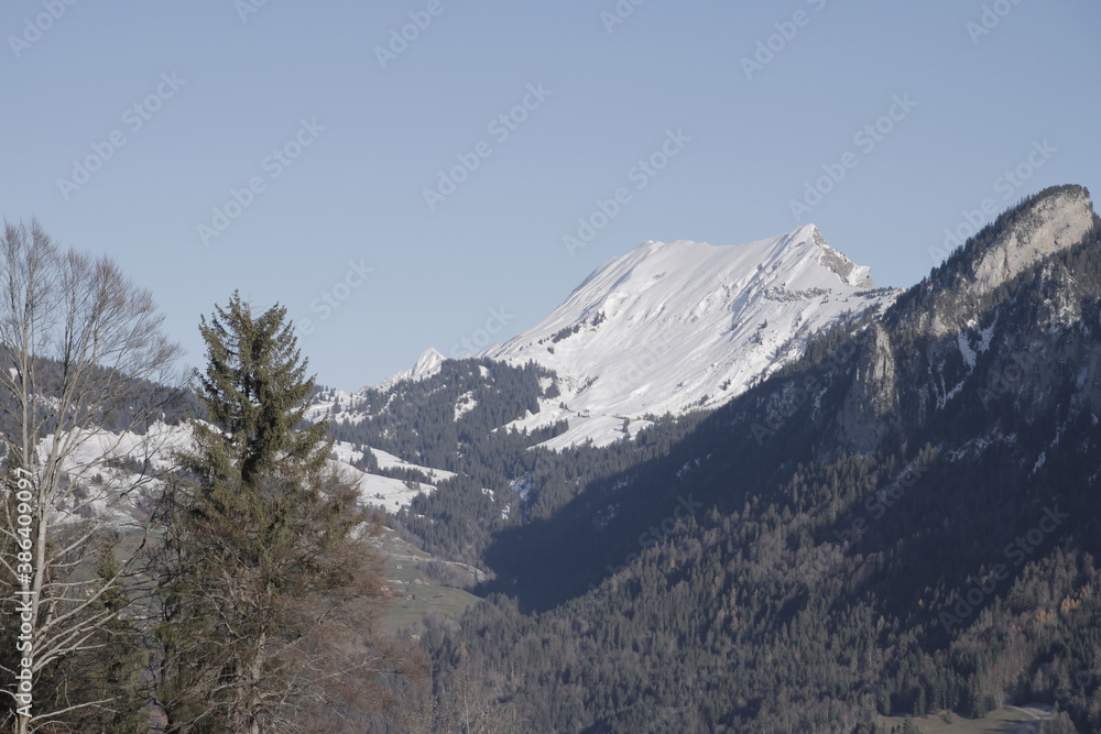 Berge, Berg, Felsen, Landschaft, Schweiz, Interlaken, Gebirge,  Stein, Montain, Valley,  Switzerland, Natur, summer, summertime , Sommer, Bäume, Trees,  Schnee, snow, 