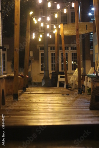 Abandoned patio