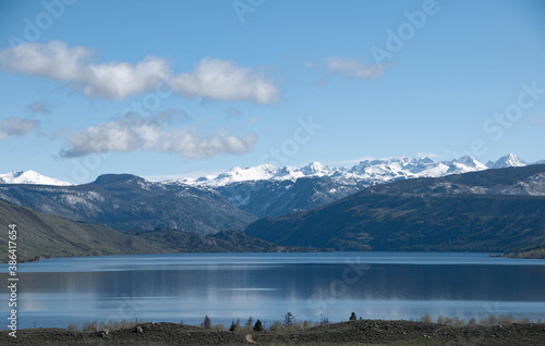 Fremont Lake with mountains