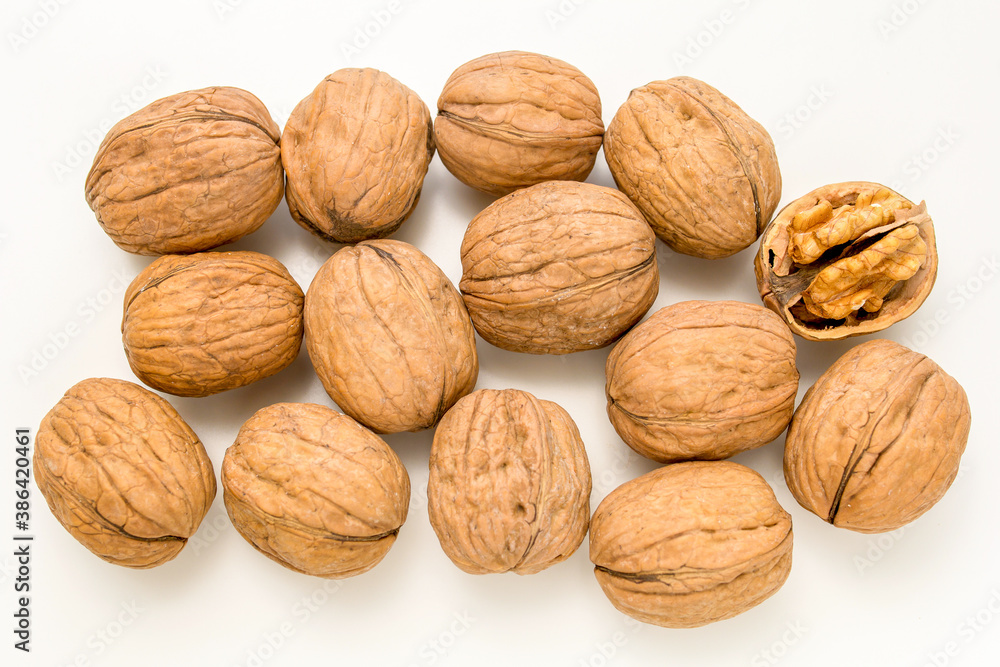 pile of walnuts pile of walnuts