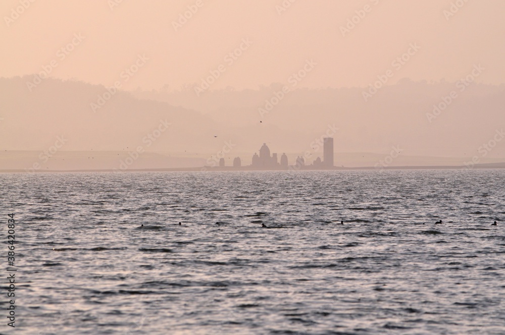 Bathu Ki Ladi are ancient Hindu temple ruins that lay submerged under the waters of Maharana Pratap Reservoir, Pong Dam since 1970. These are believed to have been built by the Pandavas. The rock temp