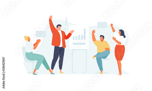 Corporate psychologist business team training