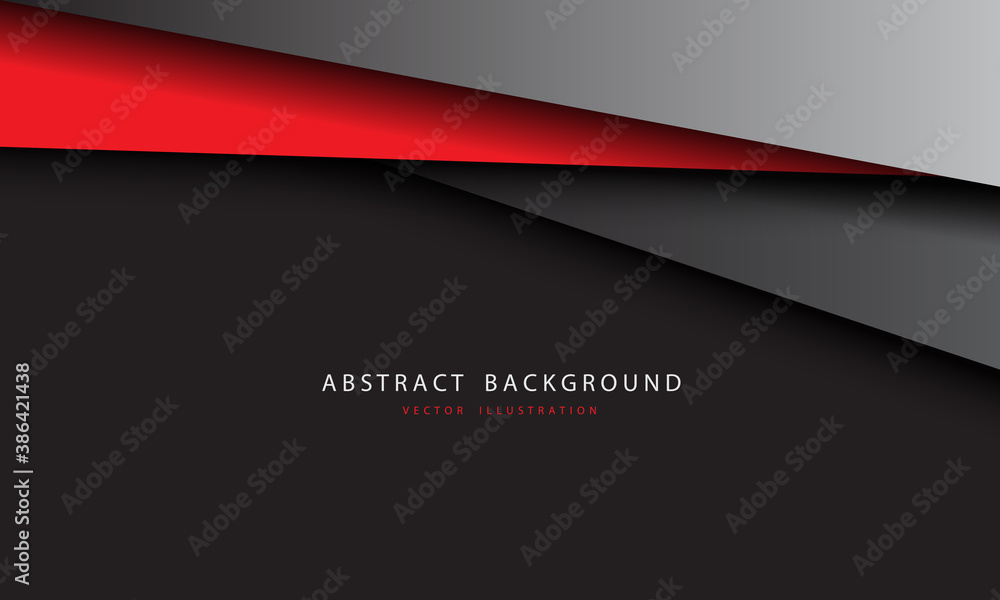 Abstract red grey metallic triangle with simple text on blank space design modern futuristic background vector illustration. Abstract red grey metallic triangle with simple text on blank space design modern futuristic background vector illustration.