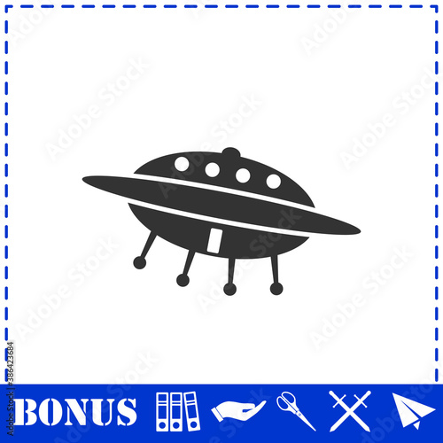 UFO icon flat