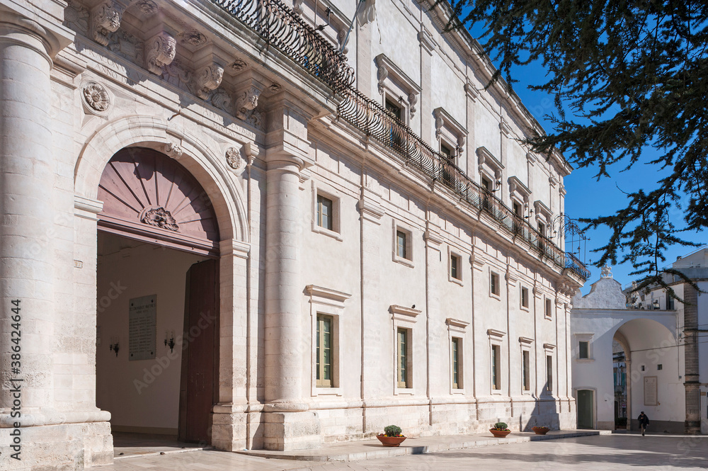 Palazzo Ducale, Martina Franca, Taranto district, Itria valley, Apulia, Puglia, Italy, Europe