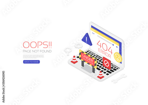 Isometric 404 error