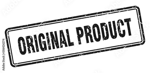 original product stamp. square grunge sign on white background