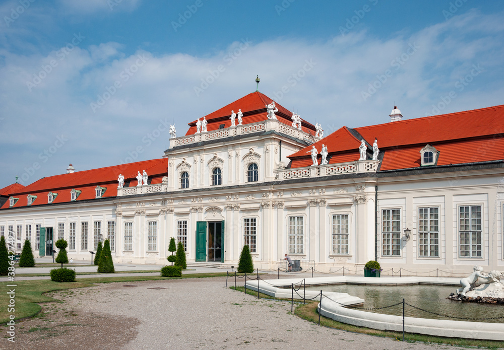 View of Lower Belvedere Palace, Vienna