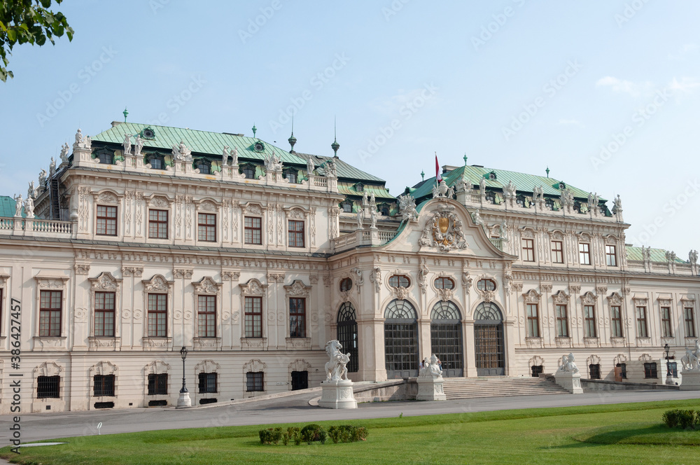 Upper Belvedere palace in Vienna