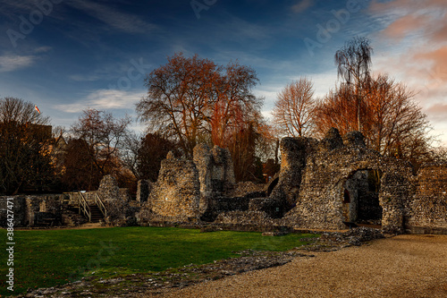 Fotografie, Obraz Wolvesey Castle, Winchester, Hampshire, England, < english> Wolvesey Castle, Win