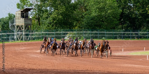 horse racing hippodrome of feurs photo