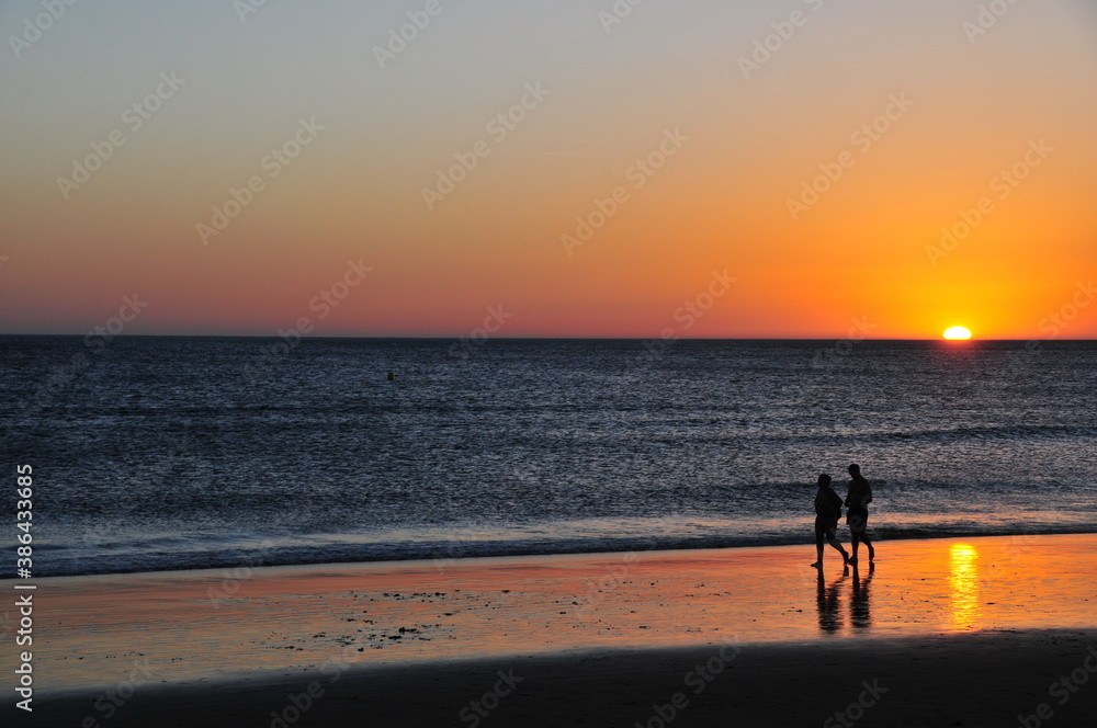 El Palmar beach, Vejer de la Frontera, Cádiz-province, Andalusia, Spain, summer 2020