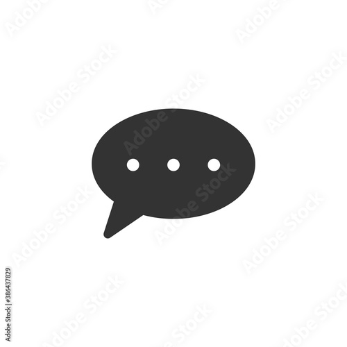 Speech bubble icon. Chat symbol modern, simple, vector, icon for website design, mobile app, ui. Vector Illustration