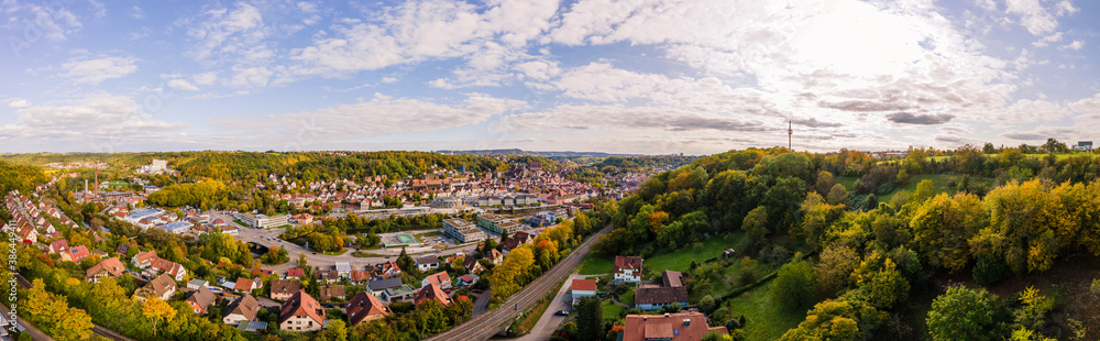 Schwäbisch Hall altstadt in Schwaben historisch Mittelalter kochertal Hohenlohe