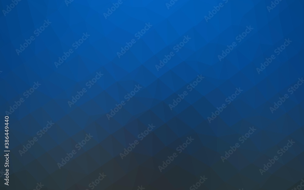 Dark BLUE vector shining triangular background. Dark BLUE vector shining triangular background.