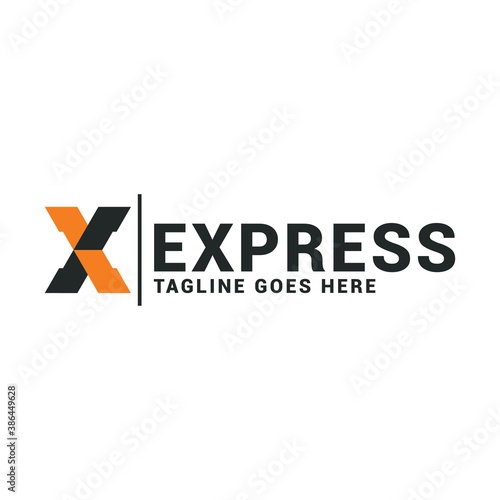 Logistics logo delivery express icon vector template. Simple design logistics delivery logo. Free Download Logistics logo delivery express icon vector template. Simple design logistics delivery logo. - GFXLoad
