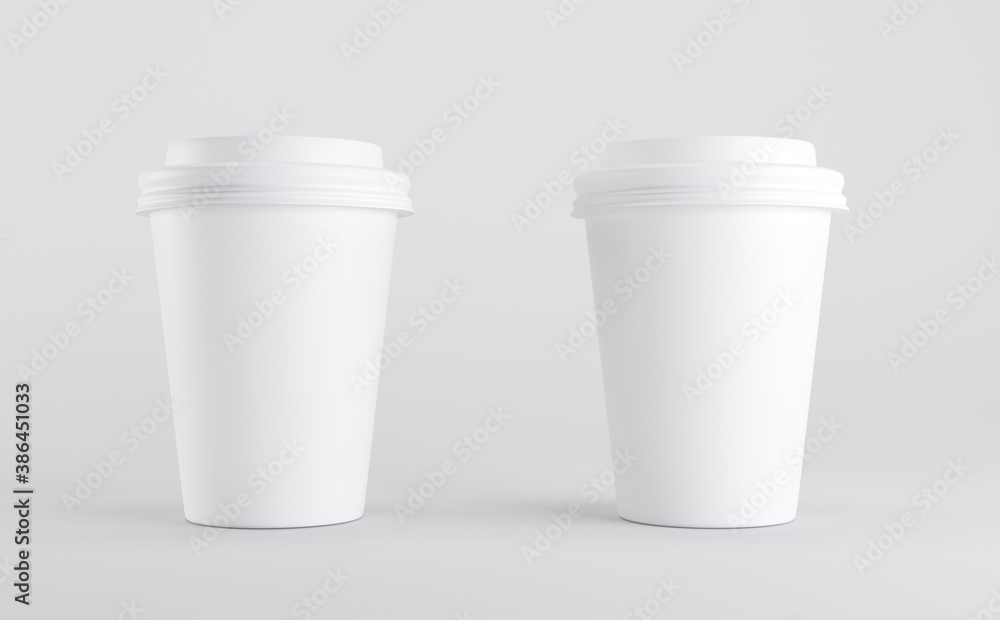 White Coffee Cup Mockup 3D illustration White Coffee Cup Mockup 3D illustration
