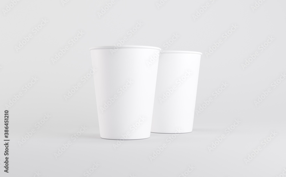 White Coffee Cup Mockup 3D illustration White Coffee Cup Mockup 3D illustration