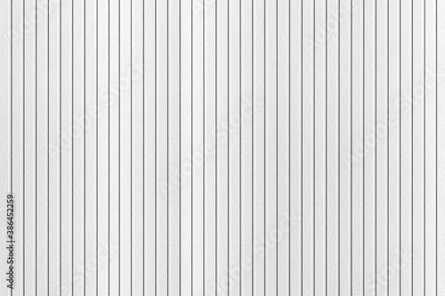 Photo Modern White plastic wall with stripes pattern and seamless background