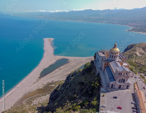 aerial view from tindari church 