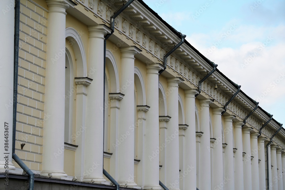 facade of an building in Moscow