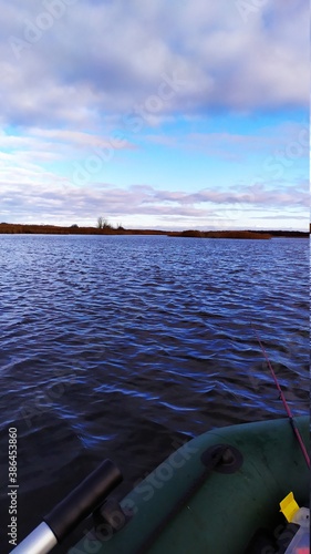 boat on the lake