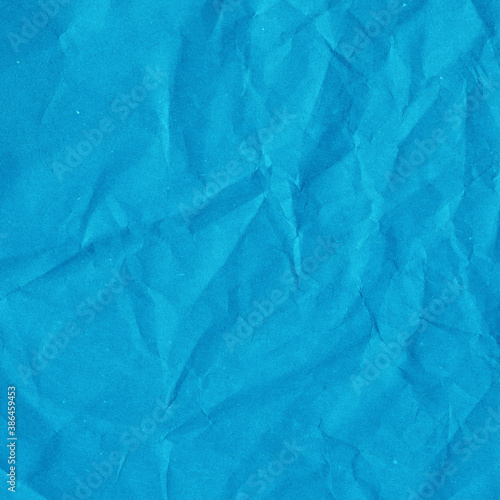 Wallpaper Mural Blue vintage and old looking crumpled paper background. Retro cardboard texture. Grunge paper for drawing. Ancient book page. Present wrapping. Torontodigital.ca