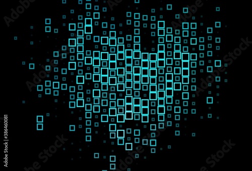 Dark Blue, Green vector layout with lines, rectangles.