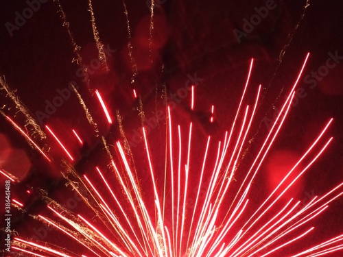 fireworks in the sky