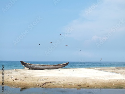 boat on the beach