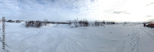 winter in the mountains