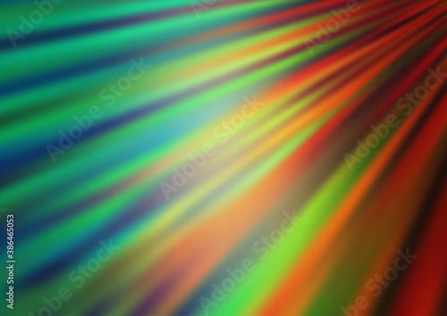 Wallpaper Mural Light Green, Red vector background with straight lines. Torontodigital.ca