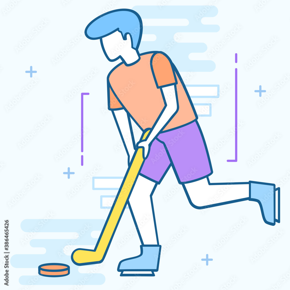 Fototapeta premium Hockey