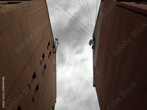 Facade of a building on Permskaya street in Perm 9